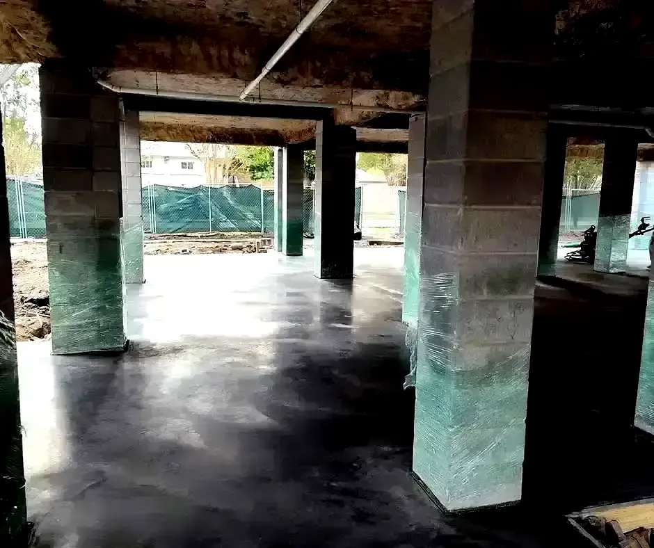 Interior view Foundation Repair Boston, MA