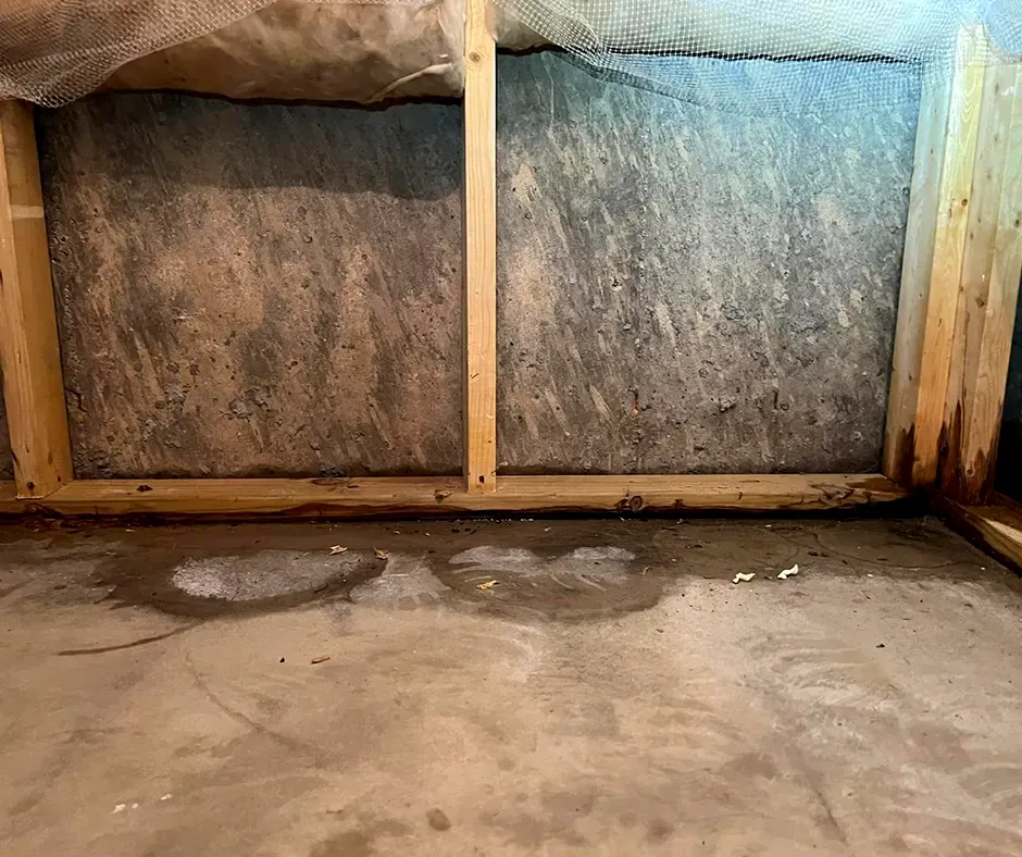Moisture Issues Before Basement Crack Repair in Boston, MA